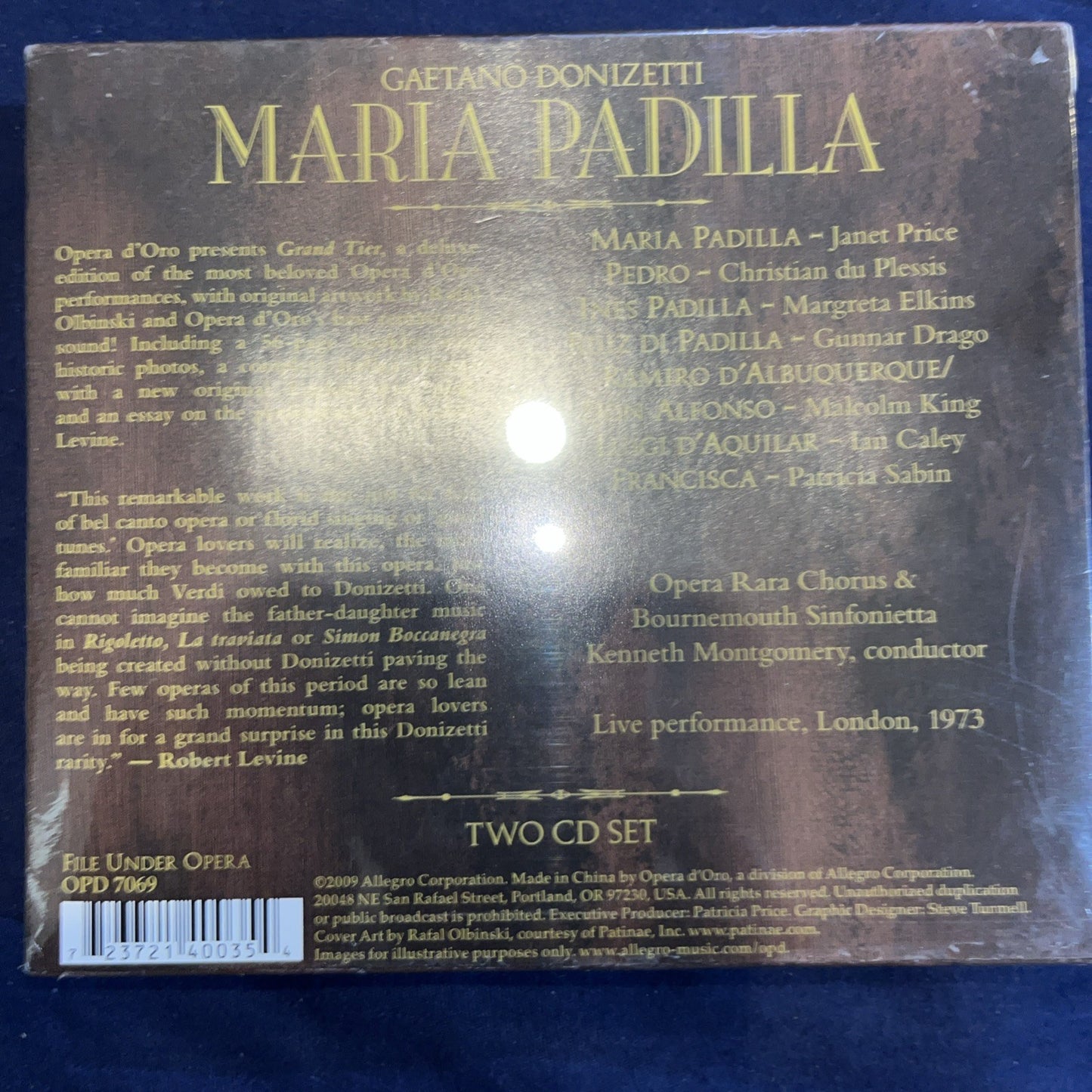 Maria Padilla by G. Donizetti (CD, 2009) Sealed