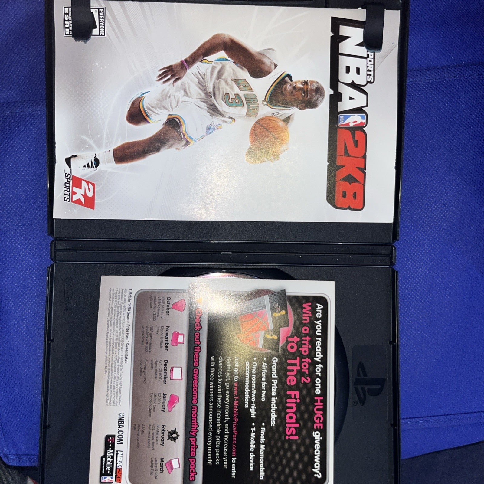 NBA 2K8 (PS2) Original Case + Manual + Tested Disc