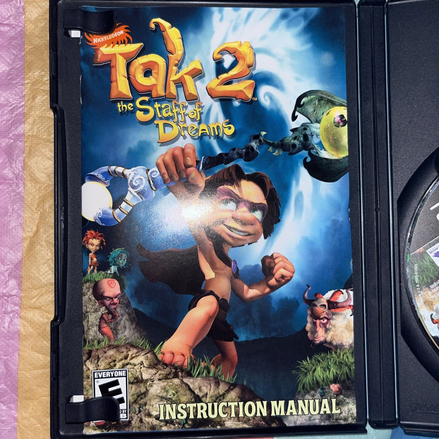 Tak 2: The Staff of Dreams (PS2) Tested. Manual. Original Case