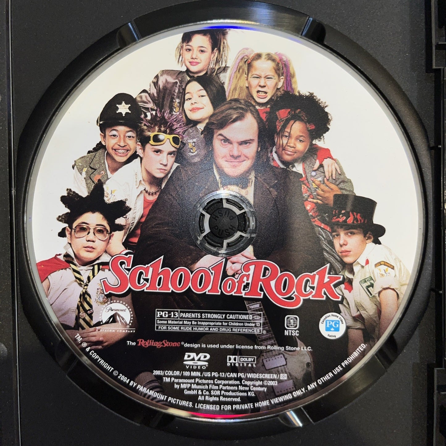 The School of Rock (DVD, 2004, Widescreen) Tested
