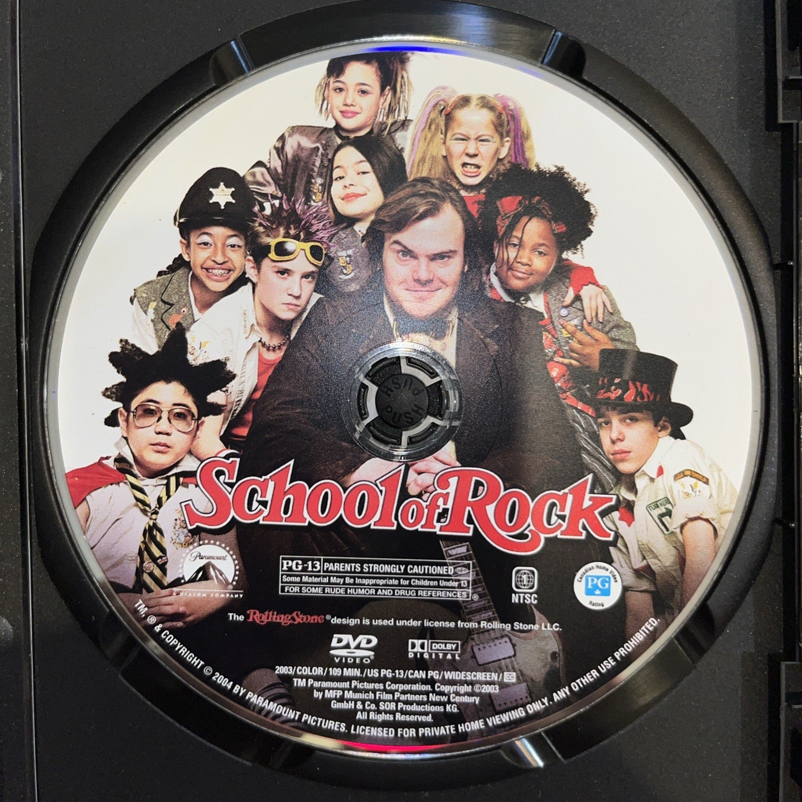 The School of Rock (DVD, 2004, Widescreen) Tested