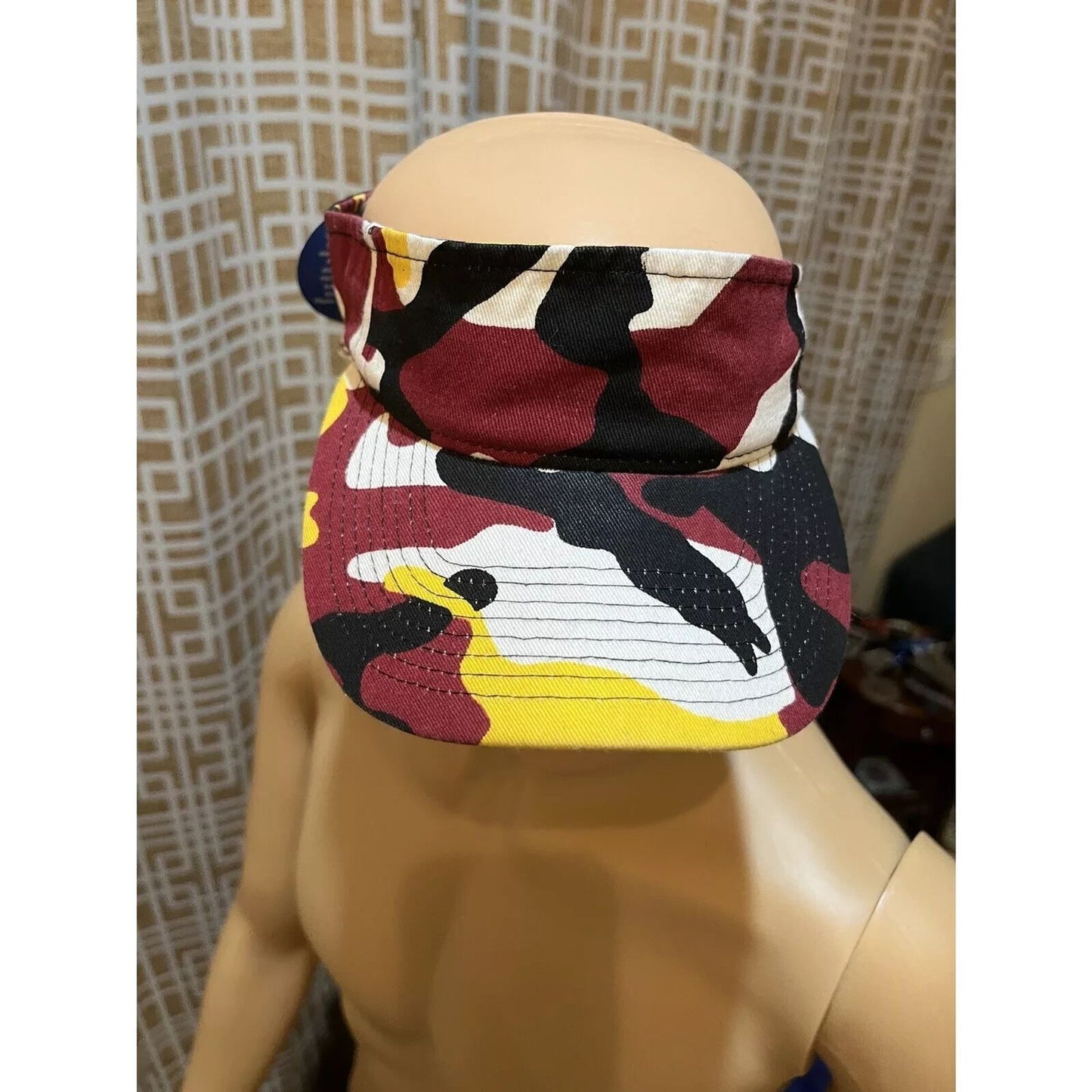 Sun Visor - Adjustable - Black/Red/White/Yellow - Unisex - Brand New