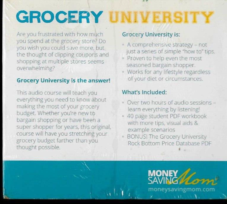Grocery University (CD)