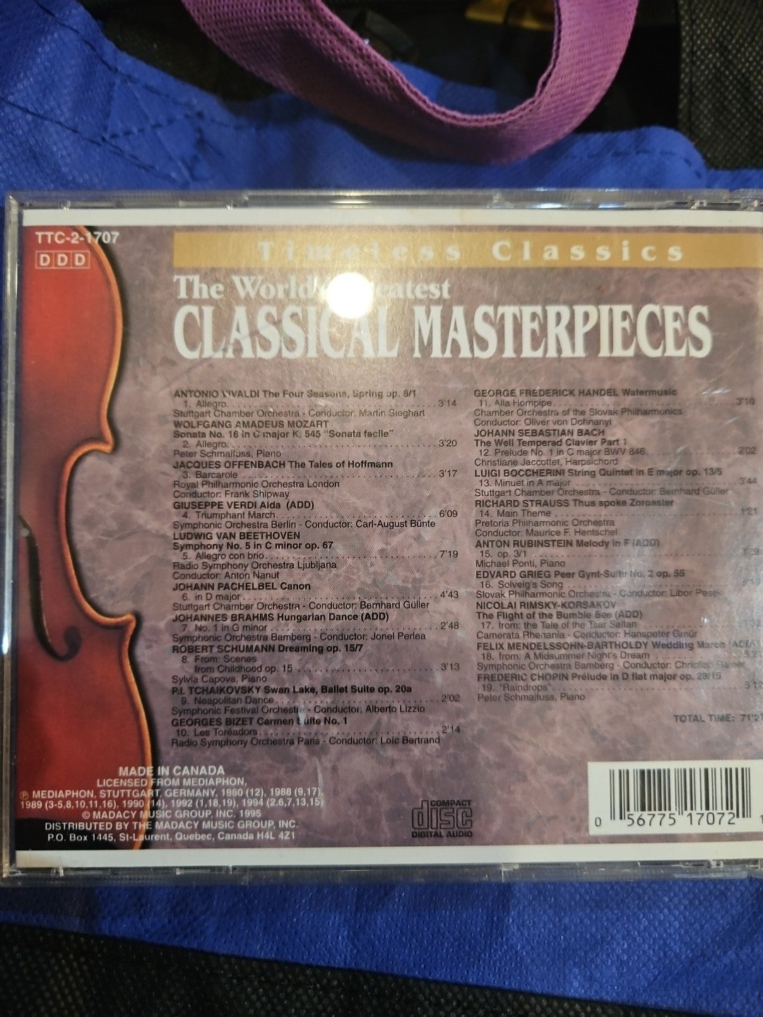 The World's Greatest Classical Masterpieces - Timeless Classics - CD
