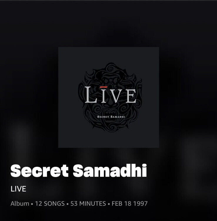 Vintage - Live / Secret Samadhi CD. 