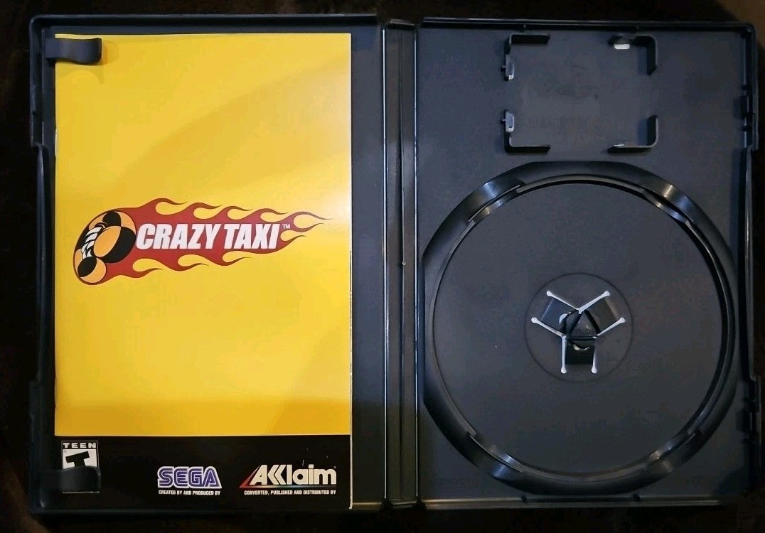 Crazy Taxi - Sony PlayStation 2. No Game. Case + Artwork + Manual ONLY