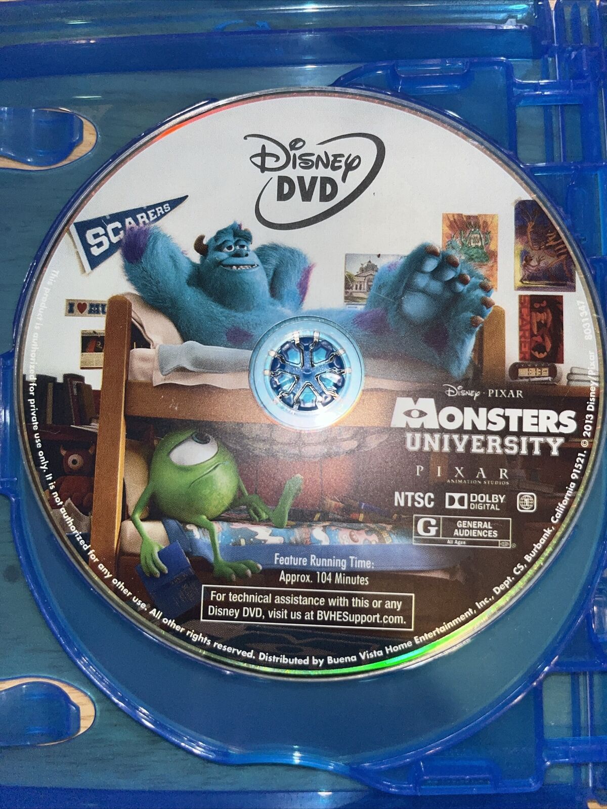 Monsters University (DVD, Blu-ray, Bonus Bluray, 2013)