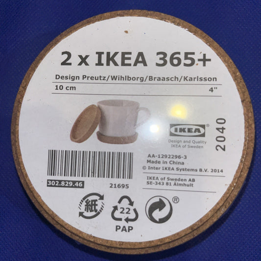 2 x IKEA 365+ Design Preutz / Wilbur’s / Breach / Karlson 10cm Coaster