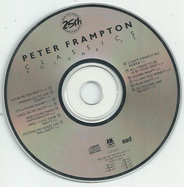 Peter Frampton Classics Volume 12 CD Rock Best of 13 Songs (new)
