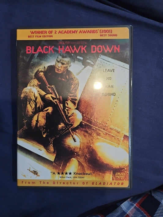 Black Hawk Down (DVD, 2001) No Digital Download