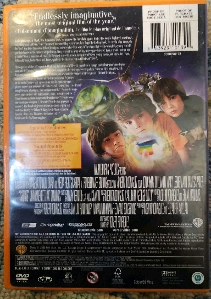Shorts: The Adventures of the Wishing Rock (Wide/Full Screen) (DVD) Tested