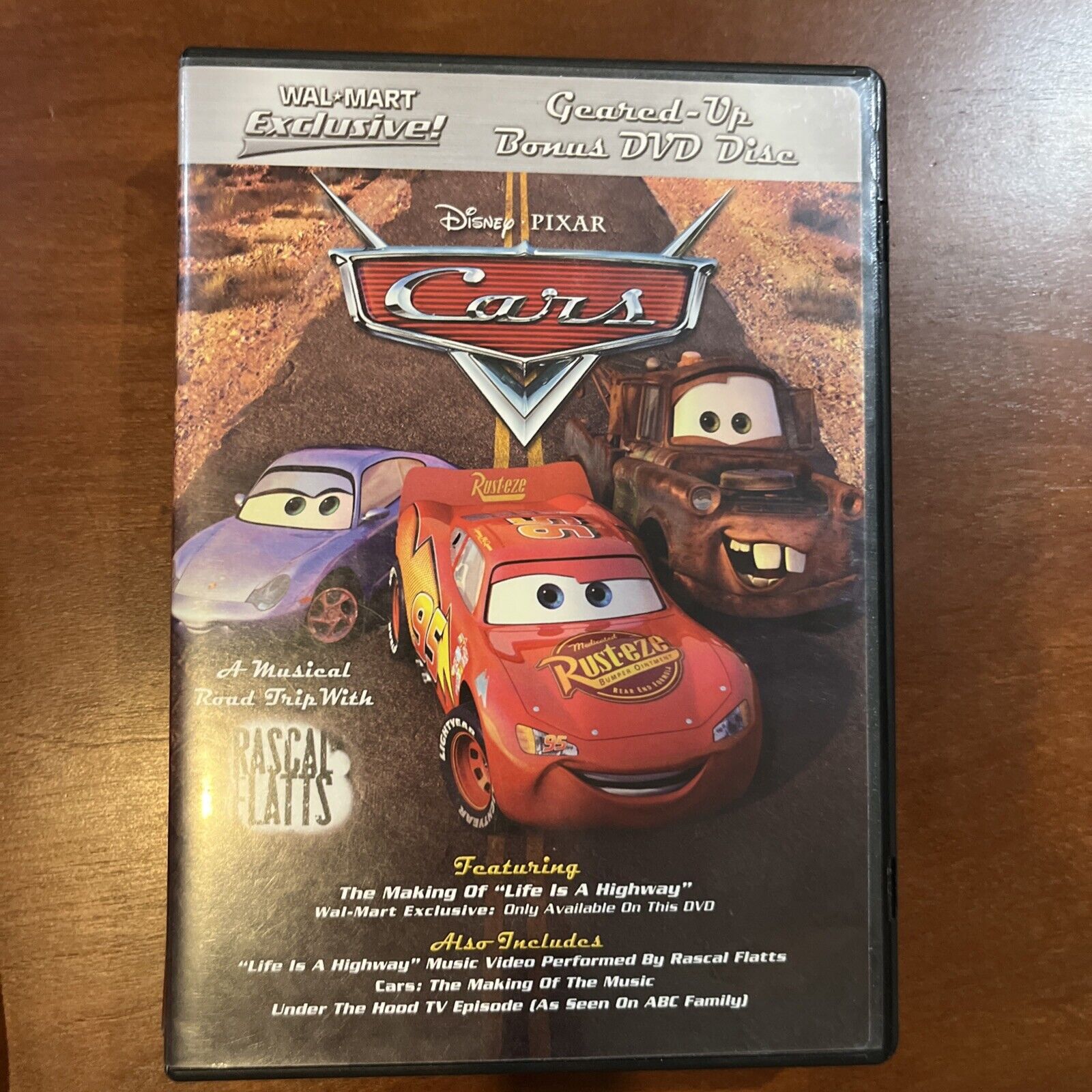 Cars (DVD)+ Cars 2 (DVD/Bluray) + Walmart Bonus (DVD)  + Target Bonus (DVD)