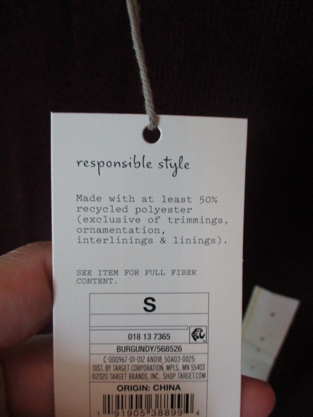 A New Day Maroon Sweater Small New with Tags