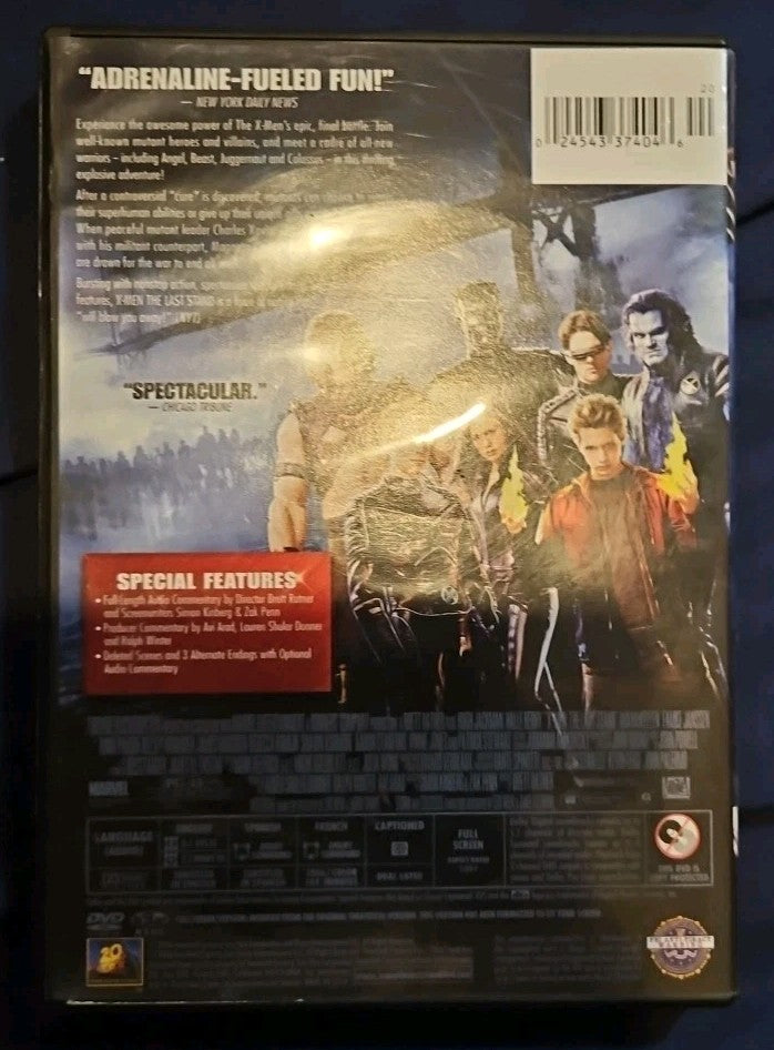 X-Men: The Last Stand (DVD, 2006, Full Frame) New Sealed