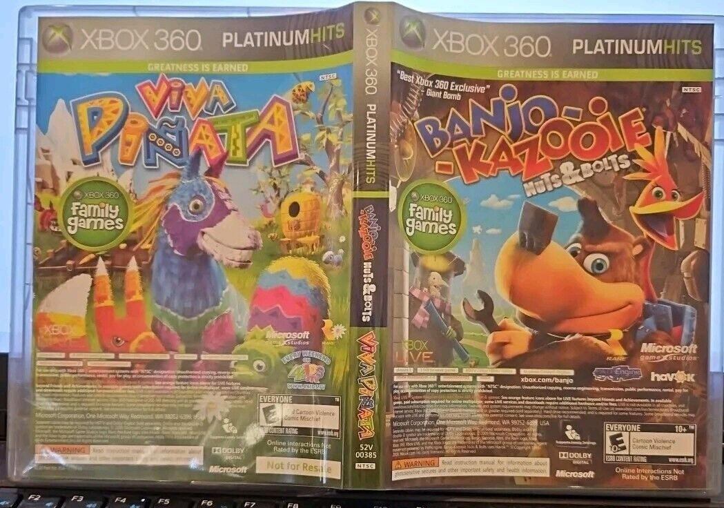 Banjo-Kazooie: Nuts & Bolts + Viva Pinata Platinum Hits (Xbox 360)