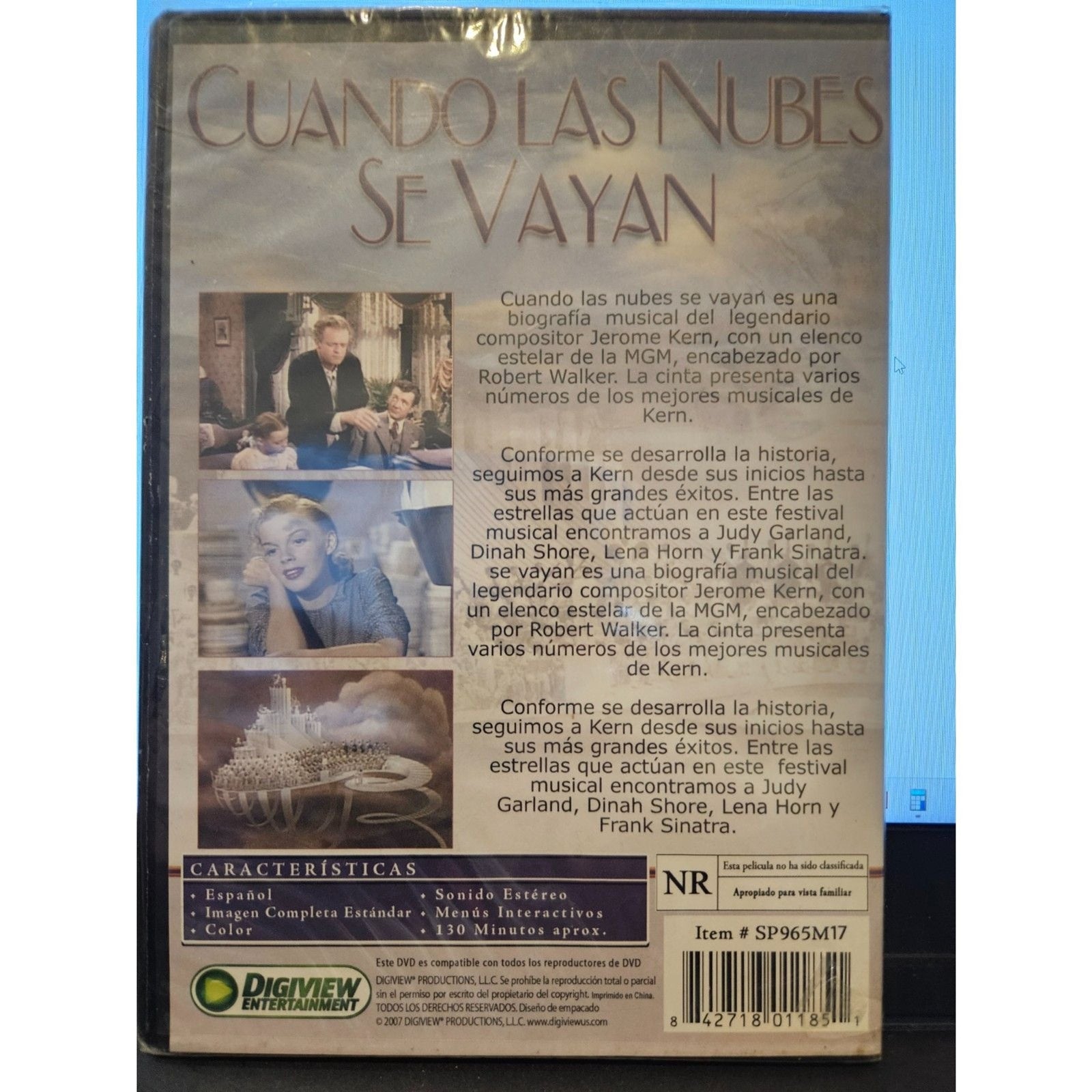 Cuando Las Nubes Se Vayan - Frank Sinatra, Judy Garland (DVD) Brand New Sealed