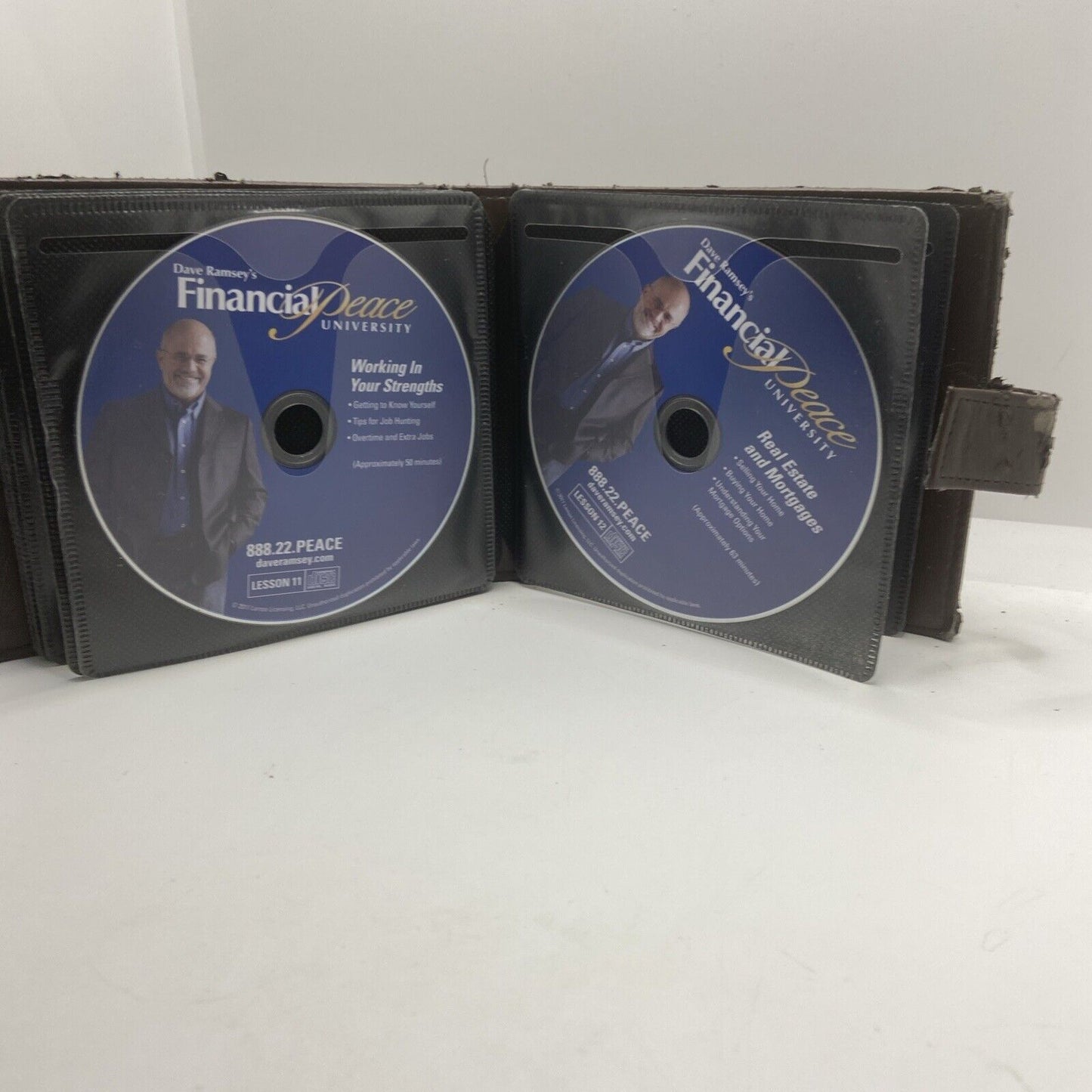 Dave Ramsey’s Financial Peace University Kit Course 16-CD's Set Leather