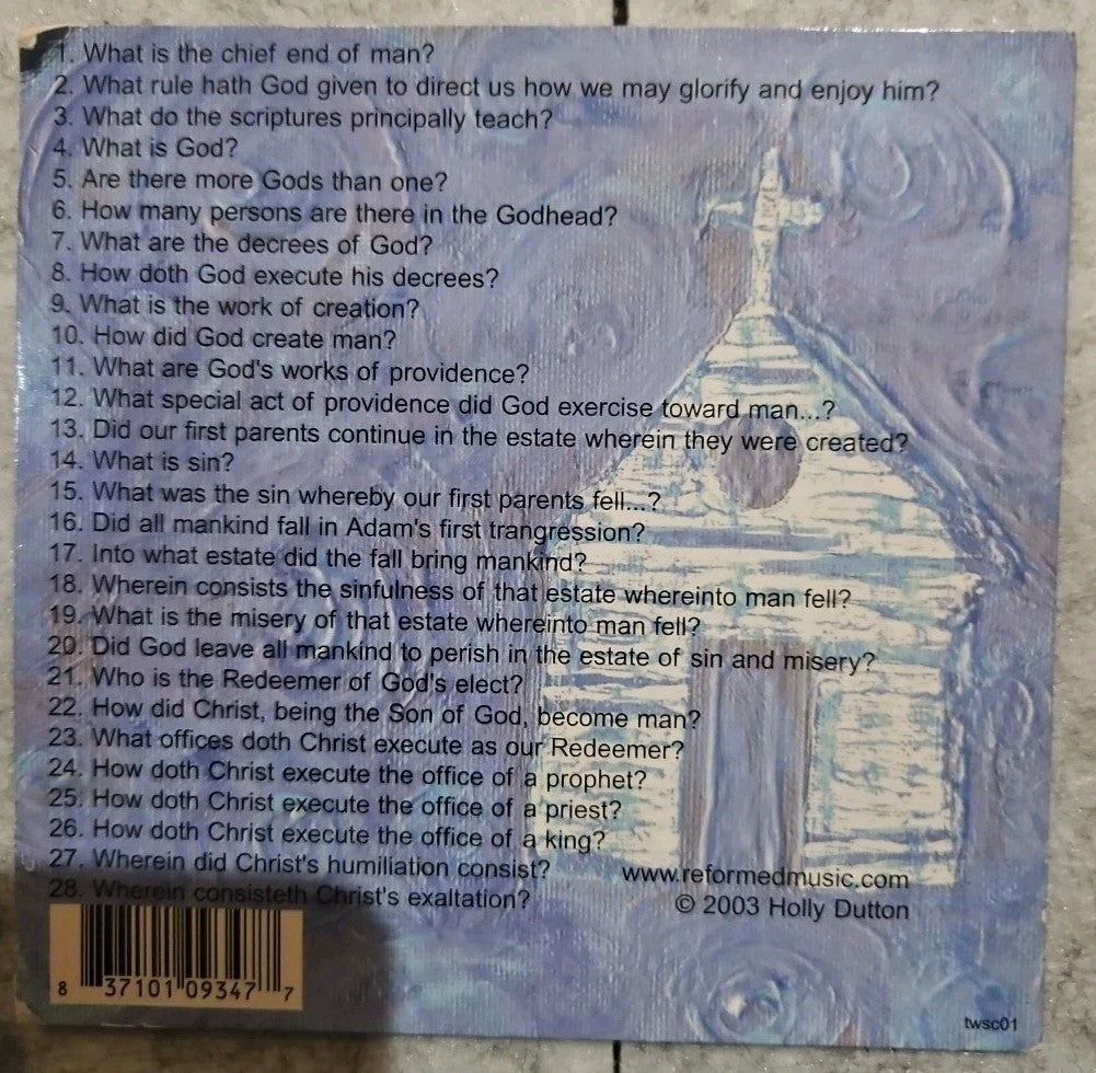 Westminster Shorter Catechism Songs: Vol 1 by Holly Dutton (CD, 2009)