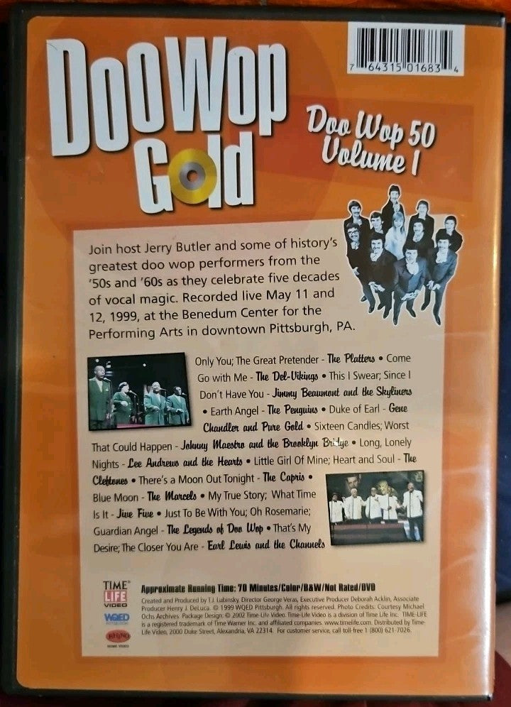 Doo Wop Gold - Doo Wop 50 Vol. 1 & 2 (DVD, New Sealed)