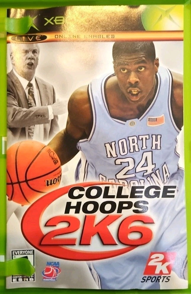 College Hoops 2K6 (Xbox) Tested. No Scratches. New Case