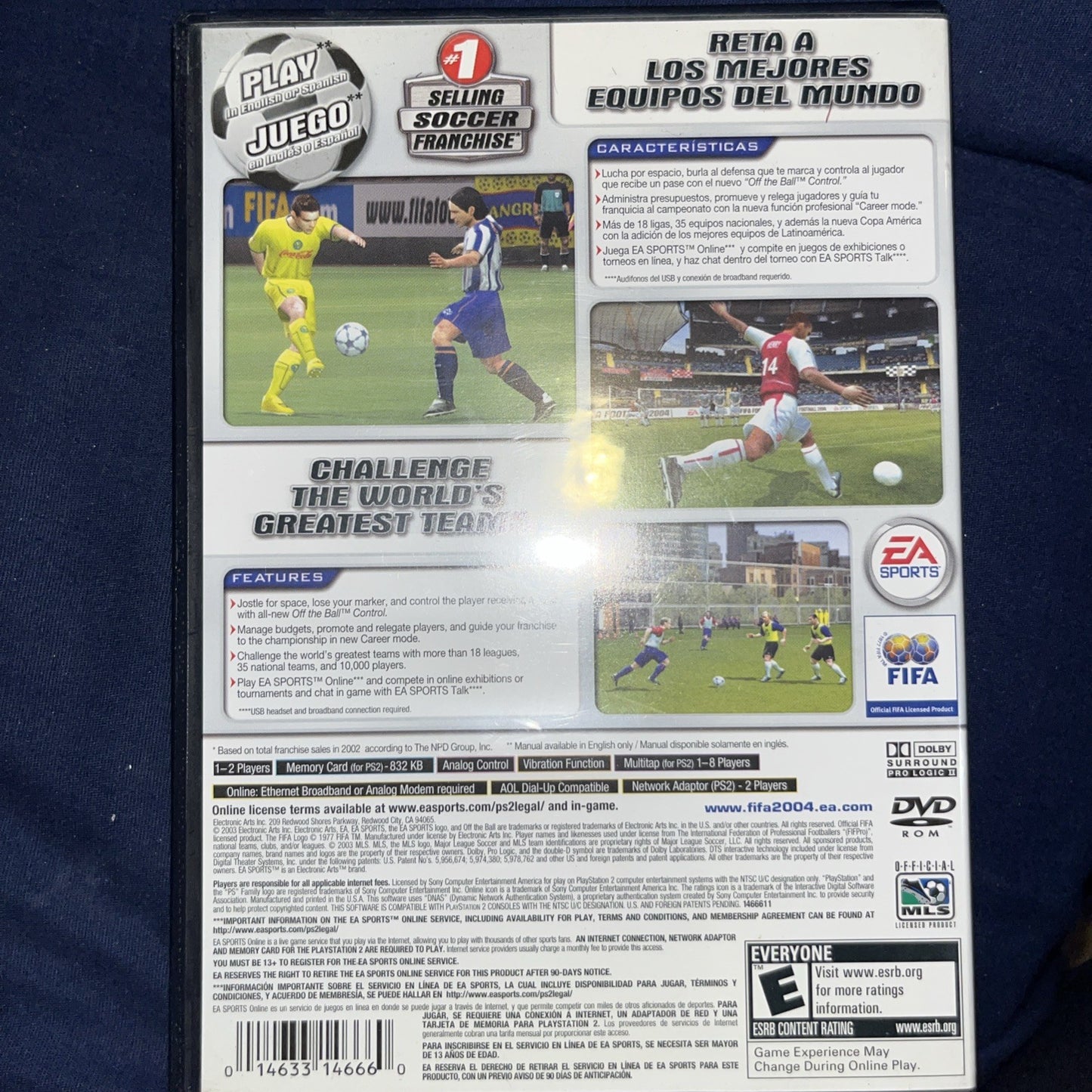 FIFA Soccer 2004 (Sony PlayStation 2, 2003)