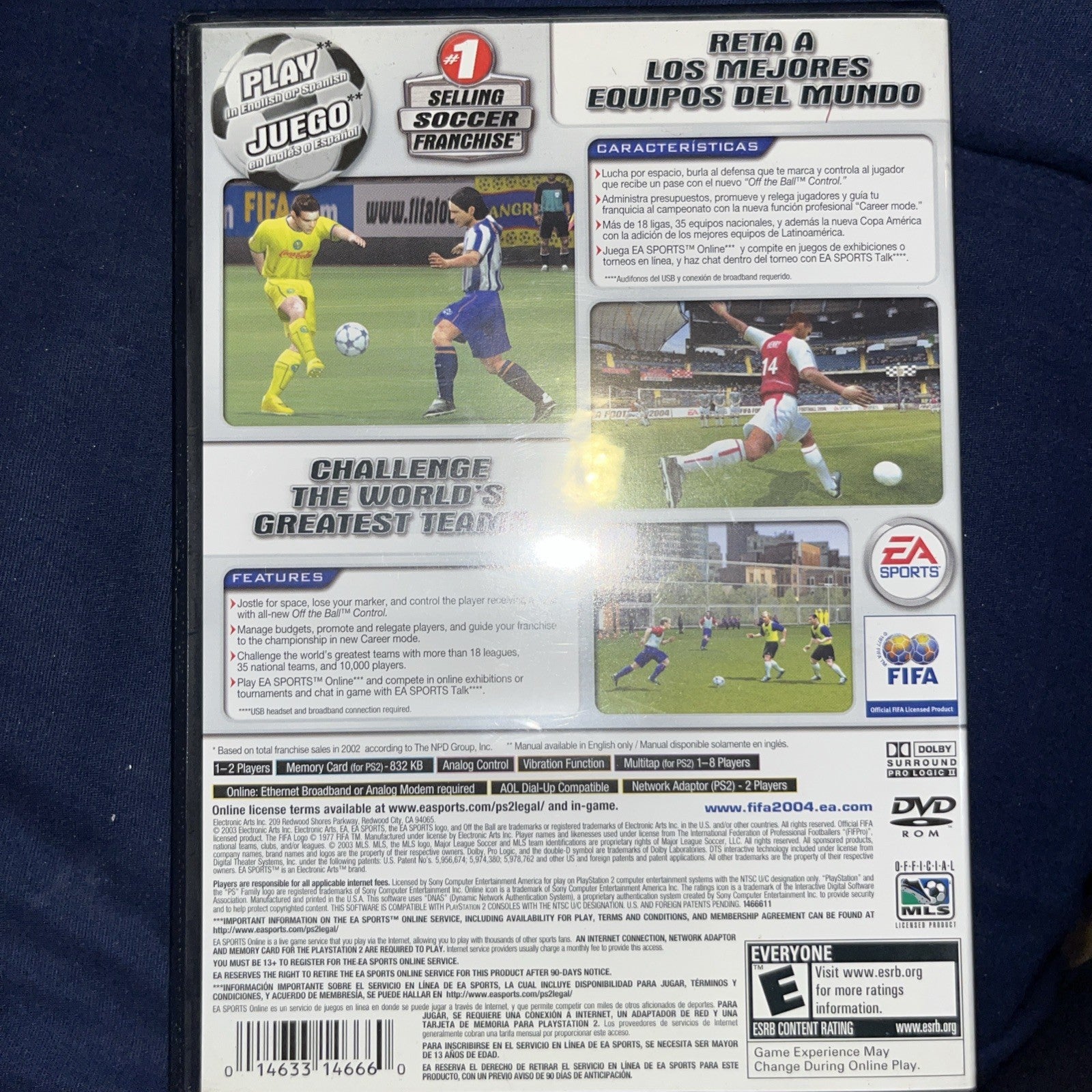 FIFA Soccer 2004 (Sony PlayStation 2, 2003)