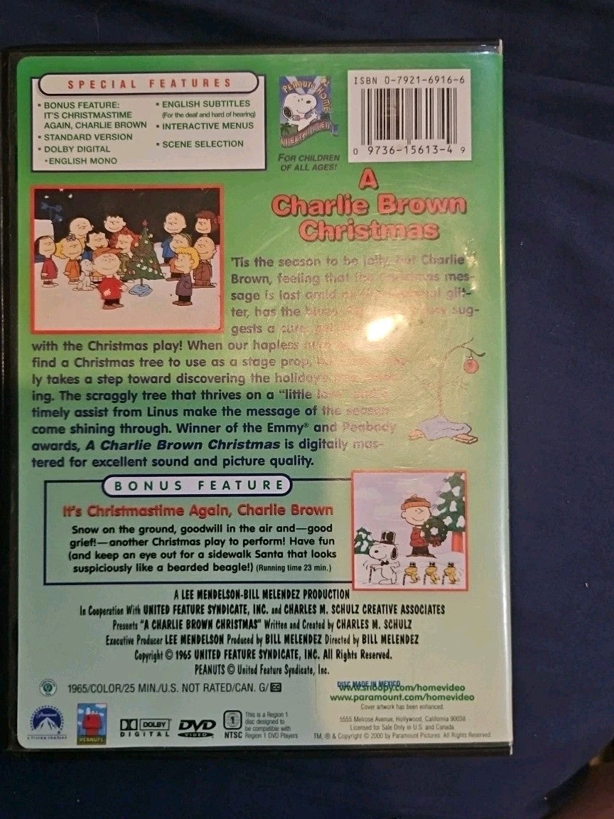 Charlie Brown Christmas/It's Christmas Charlie Brown (DVD)