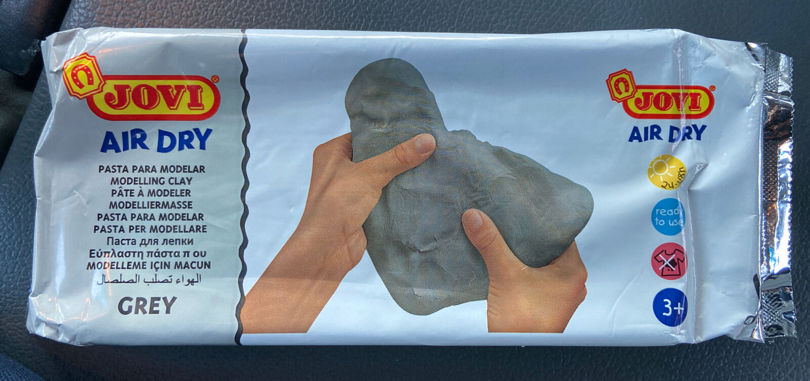 1Kg 2.2lbs Jovi Air Dry Grey Modeling Clay