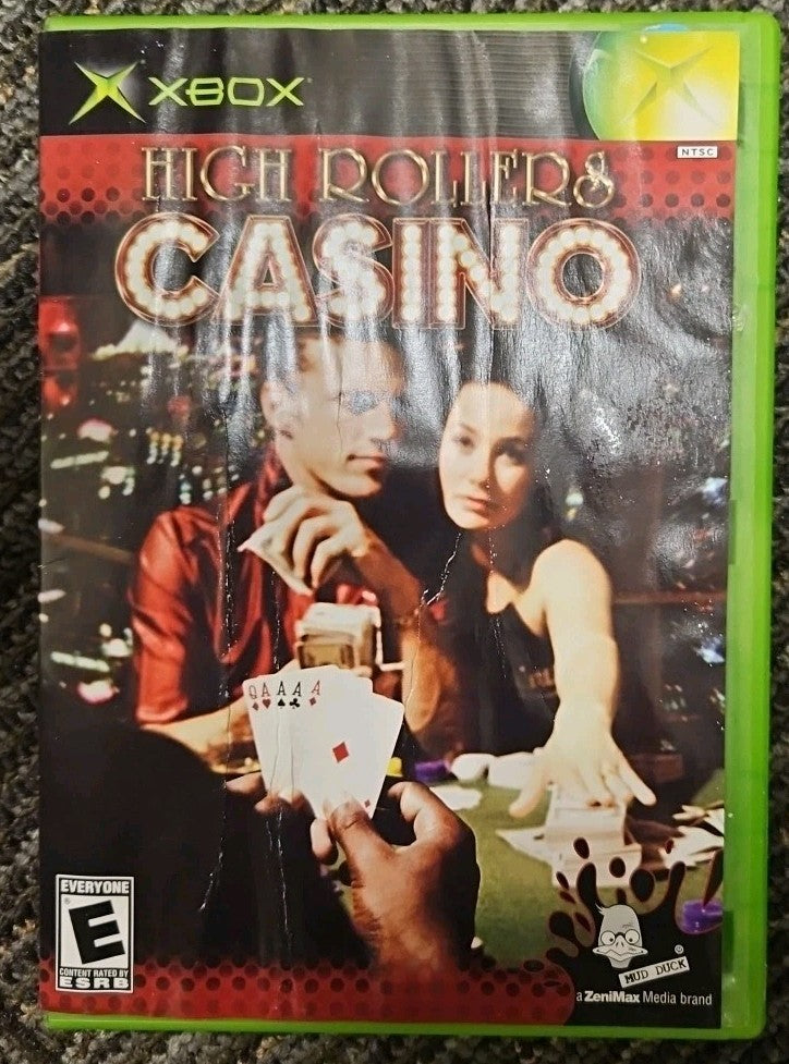 High Rollers Casino (Xbox) Tested. No Scratches. New Case. Damaged Artwork