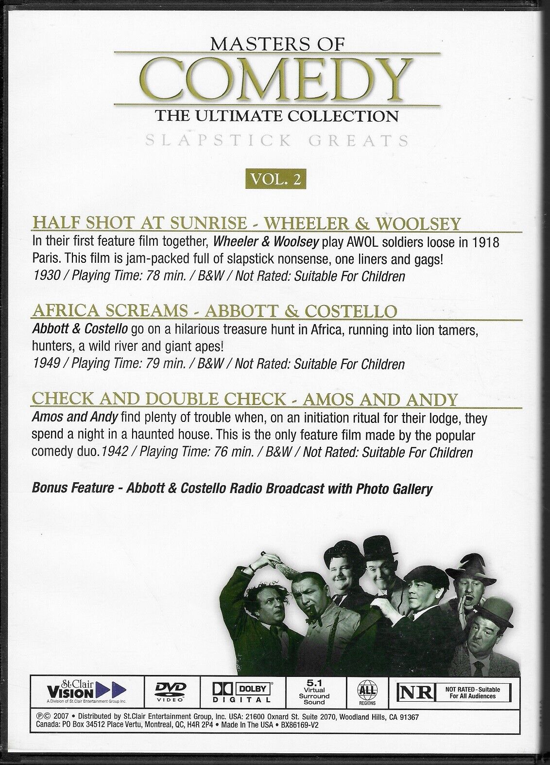 Masters of Comedy - The Ultimate Collection (DVD, 5-Disc Set)