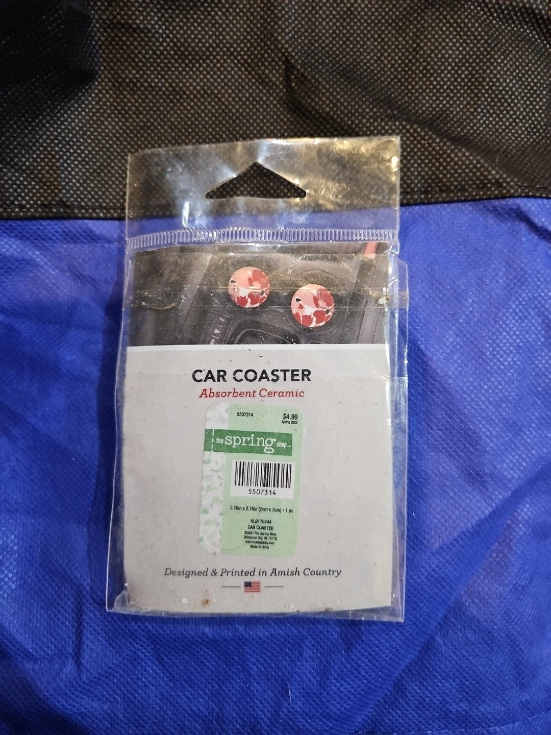 "You Go Girl" Car Coaster Absorben Ceramic