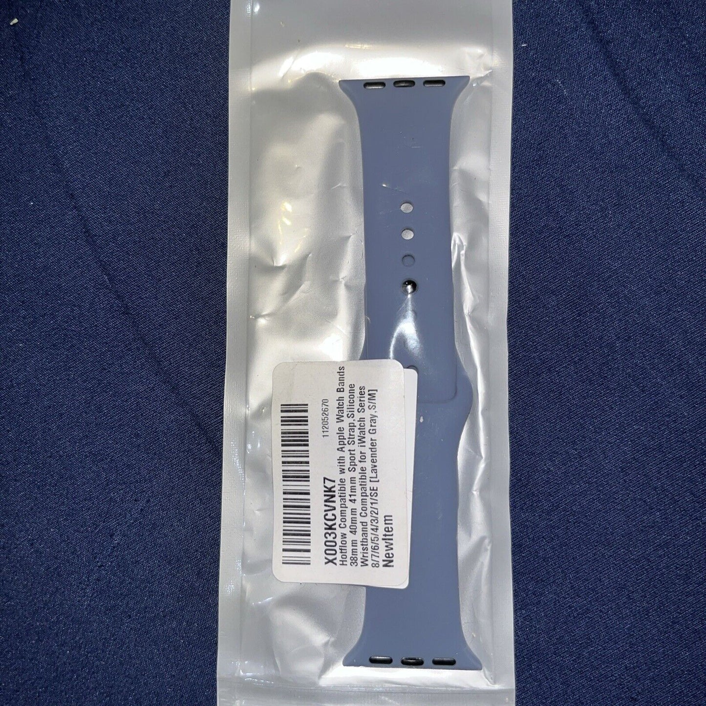 Gray Apple Watch Sport Band 38/40/41mm For 1,2,3,4,5,6, SE