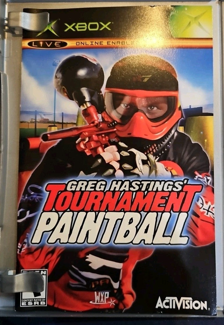 Greg Hastings' Tournament Paintball (Microsoft Xbox, 2004) Tested. No Scratches
