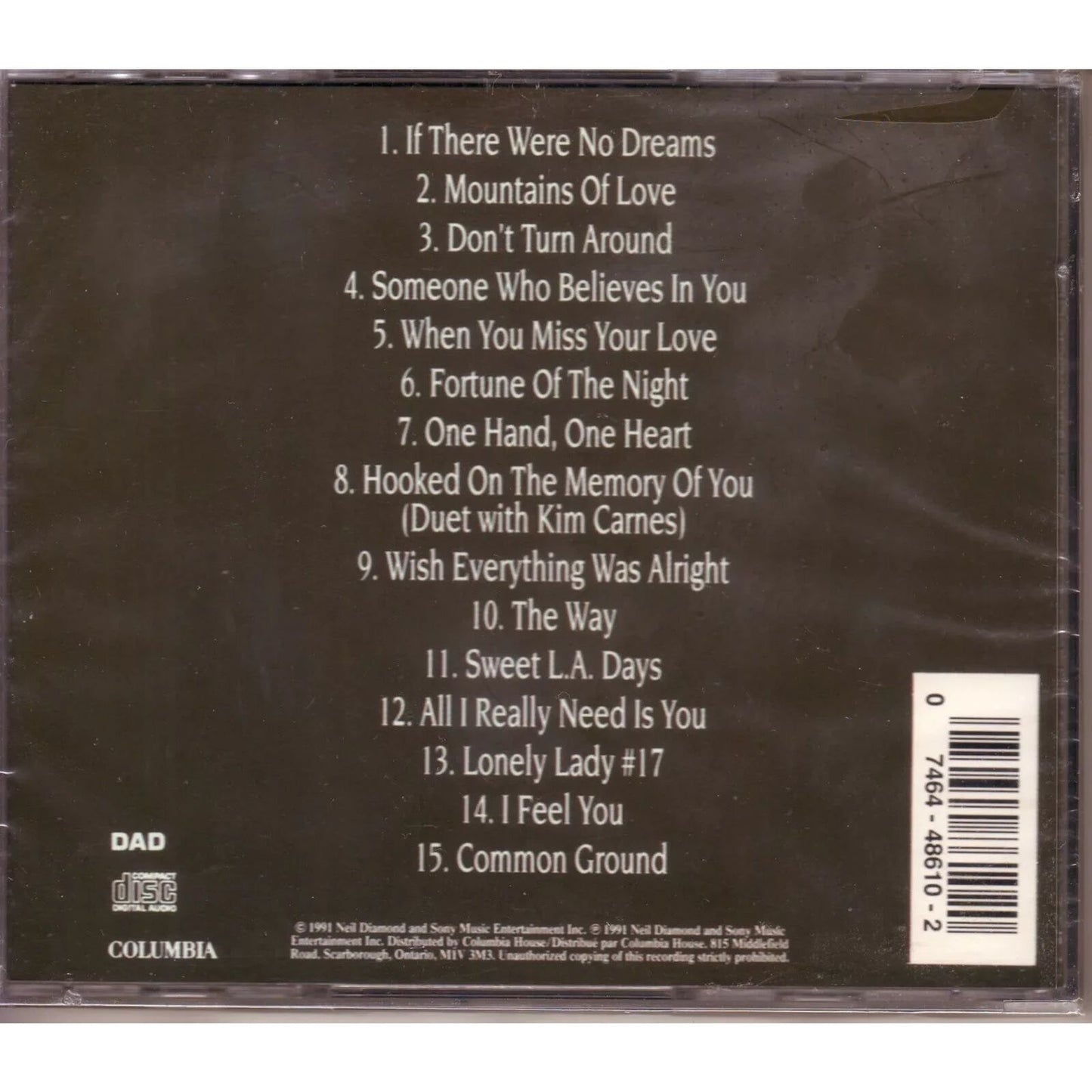 Neil Diamond - Lovescape (CD) Brand New