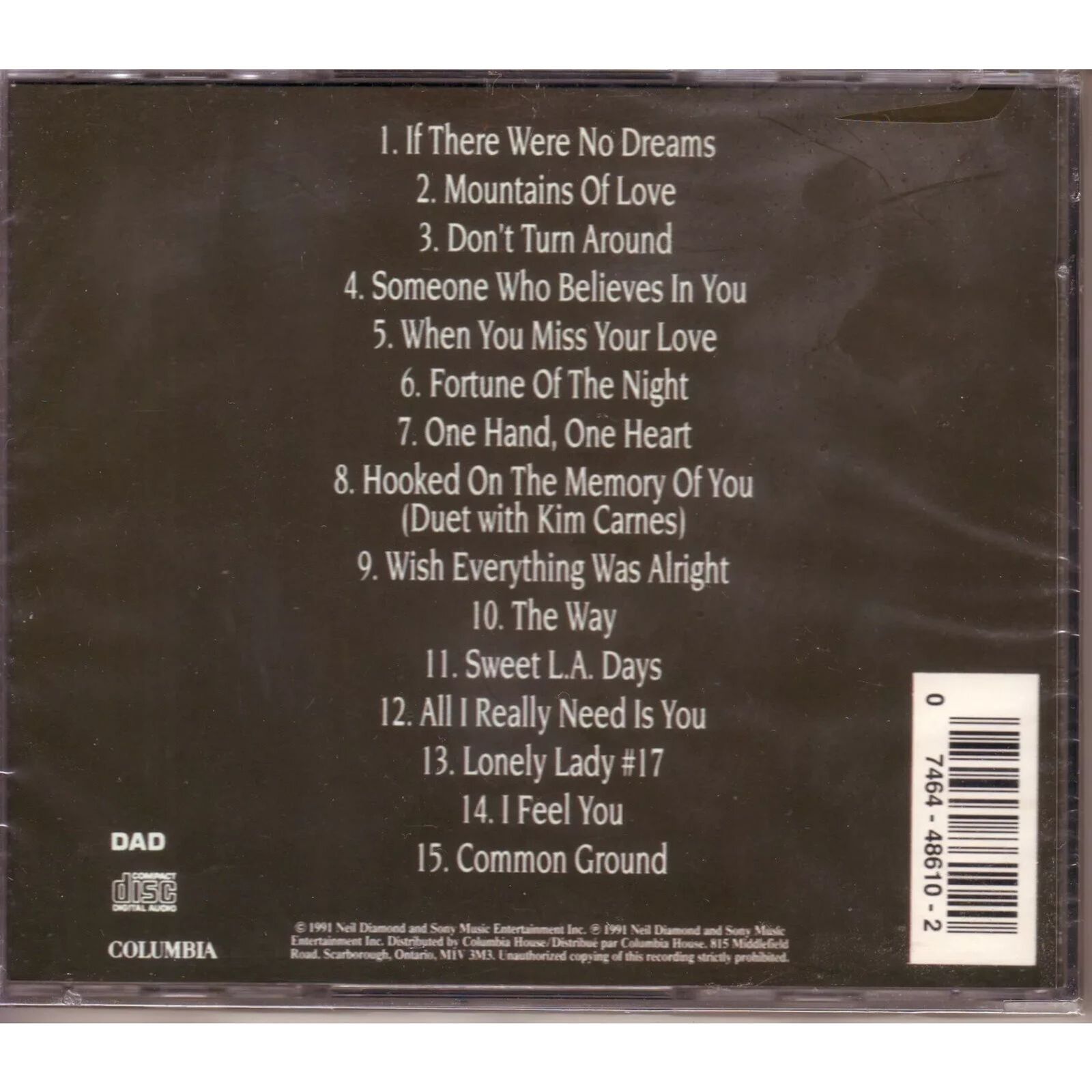 Neil Diamond - Lovescape (CD) Brand New