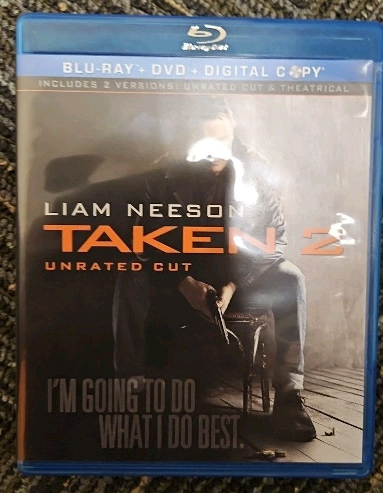 Taken 2 (Blu-ray/DVD, Unrated) Brand new sealed no digital download