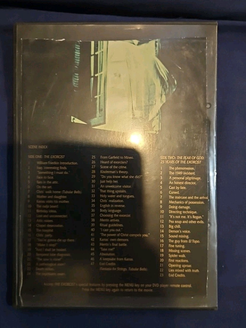 The Exorcist: The Version You've Never Seen (DVD) Slimcase. Cropped Artwork