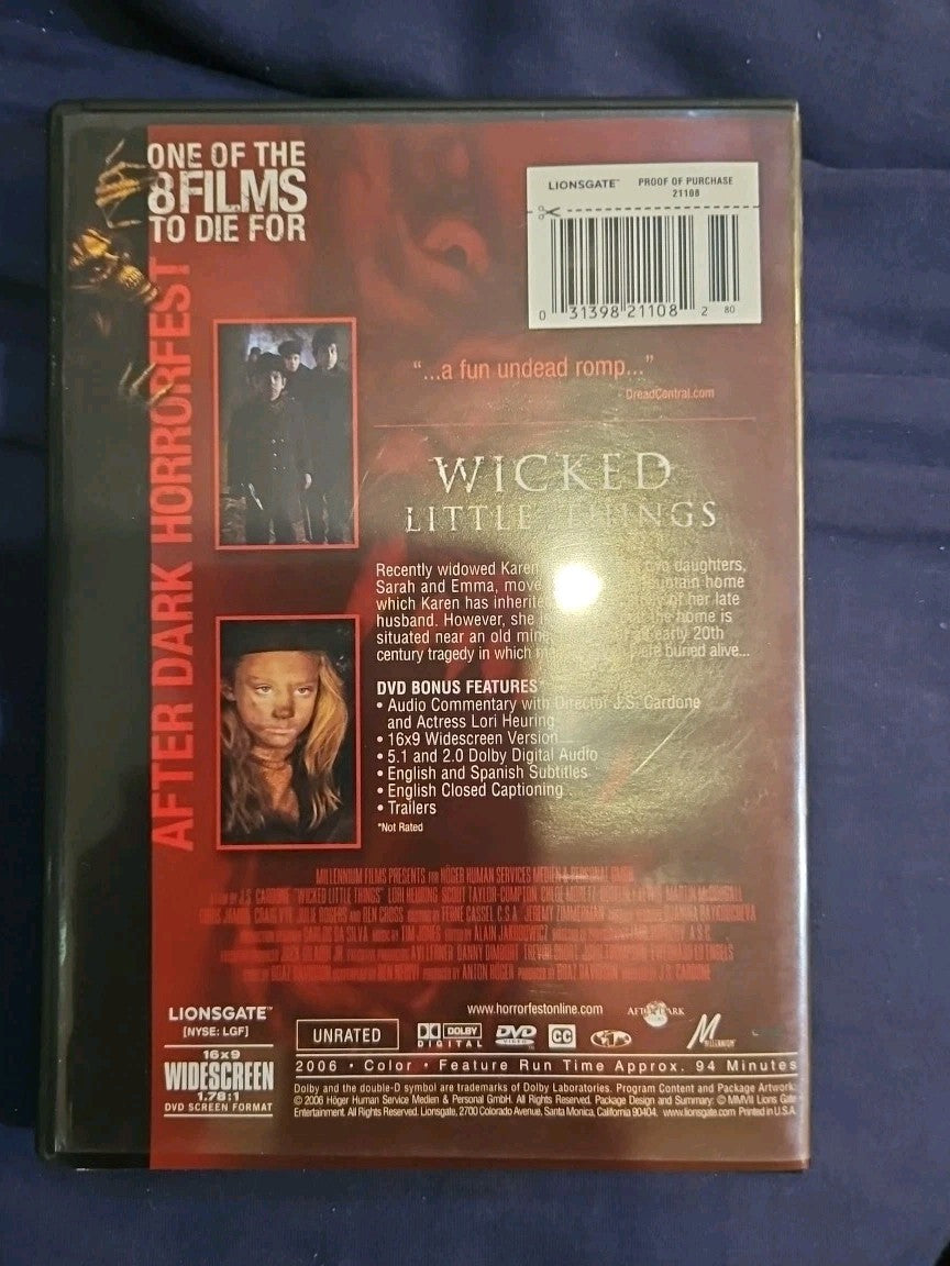 Wicked Little Things (DVD, 2006)