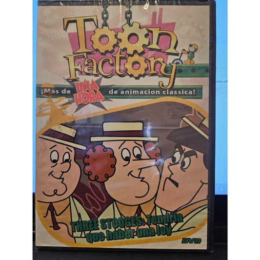 Toon Factory: Three Stooges: Tenuria Que Baber Una Ley (DVD) Brand New Sealed
