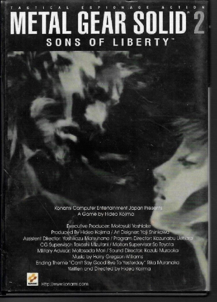 Metal Gear Solid 2: Sons of Liberty (Sony PlayStation 2, 2001)