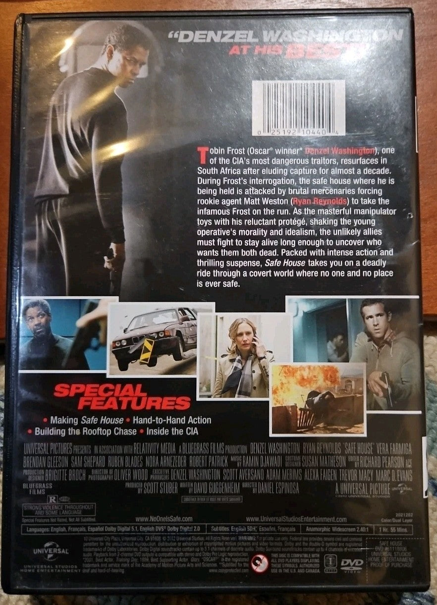 Safe House (DVD, 2012) New Sealed