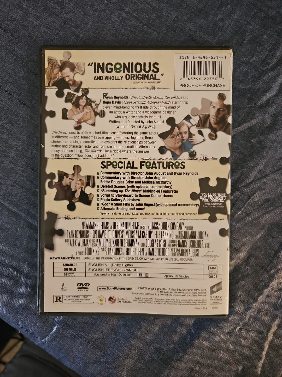 The Nines (DVD, 2008) New