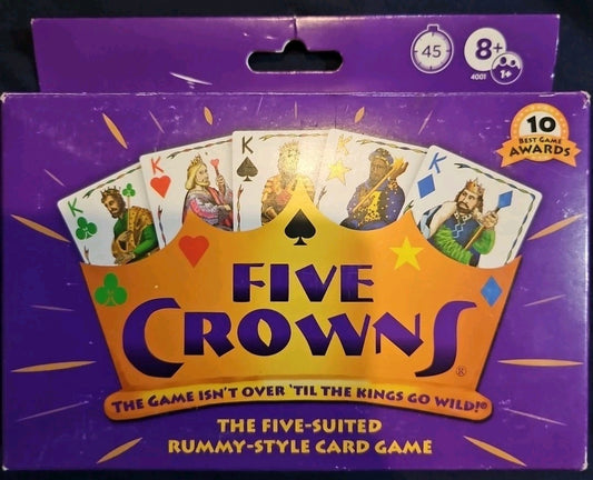 Set Enterprises Five Crowns Five Suited Rummy Style Card Game