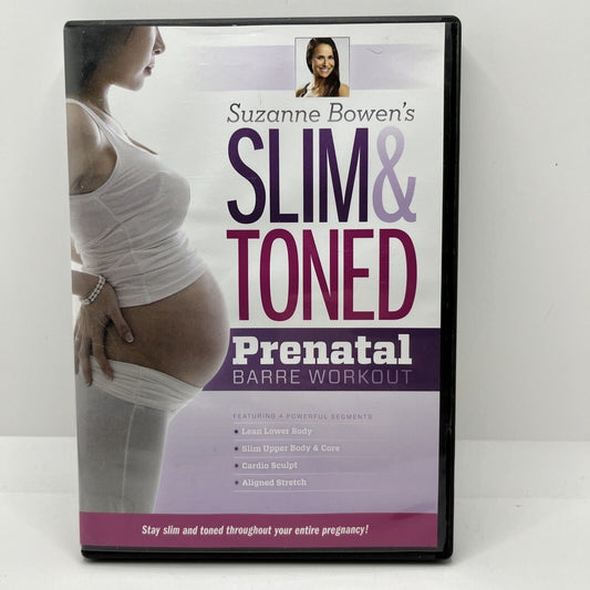 Suzanne Bowen's Slim & Toned Prenatal Barre Workout (DVD, 2012) NEW