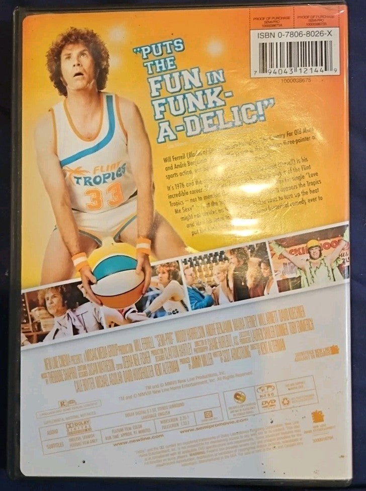Semi-Pro (DVD, 2008) Sealed