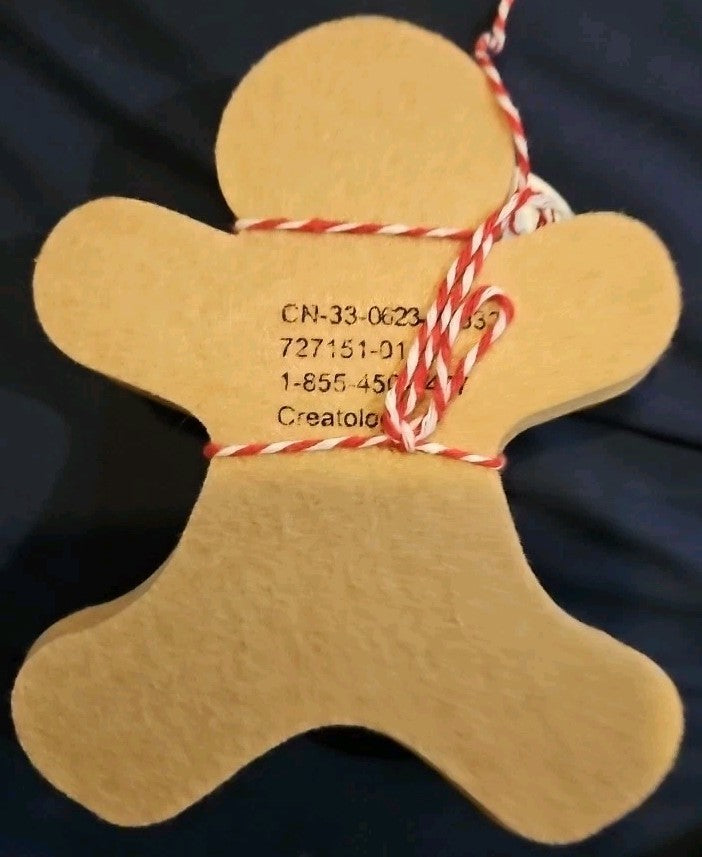 Christmas Creatology Ginger Breas Man 18 Felt Shapes