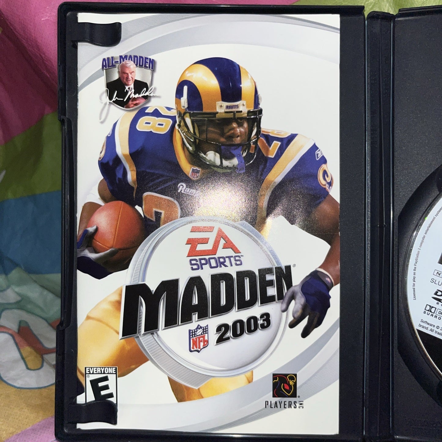 Madden NFL 2003 (PS2) Tested. No Scratches. Original Case. CIB. W/Manual