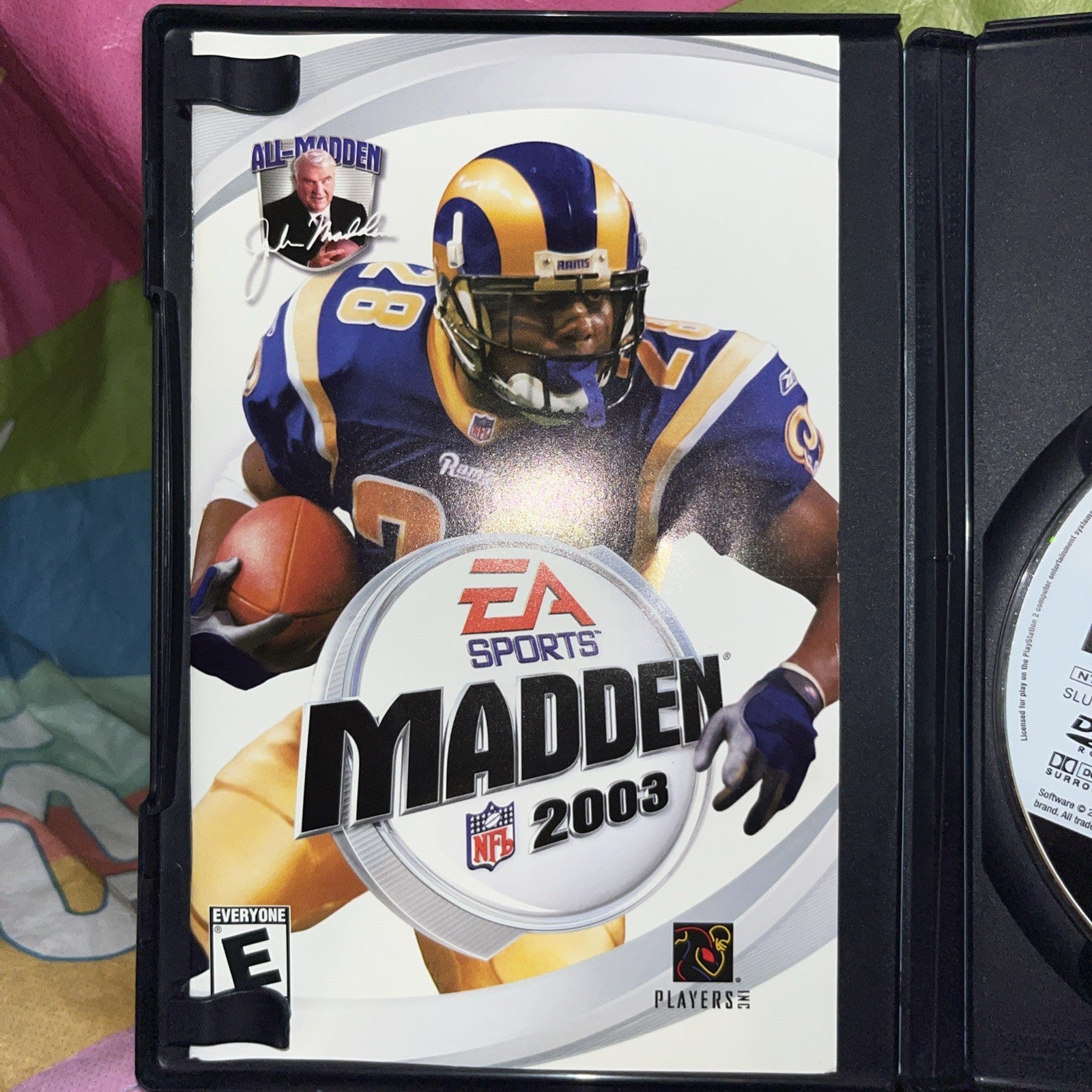Madden NFL 2003 (PS2) Tested. No Scratches. Original Case. CIB. W/Manual