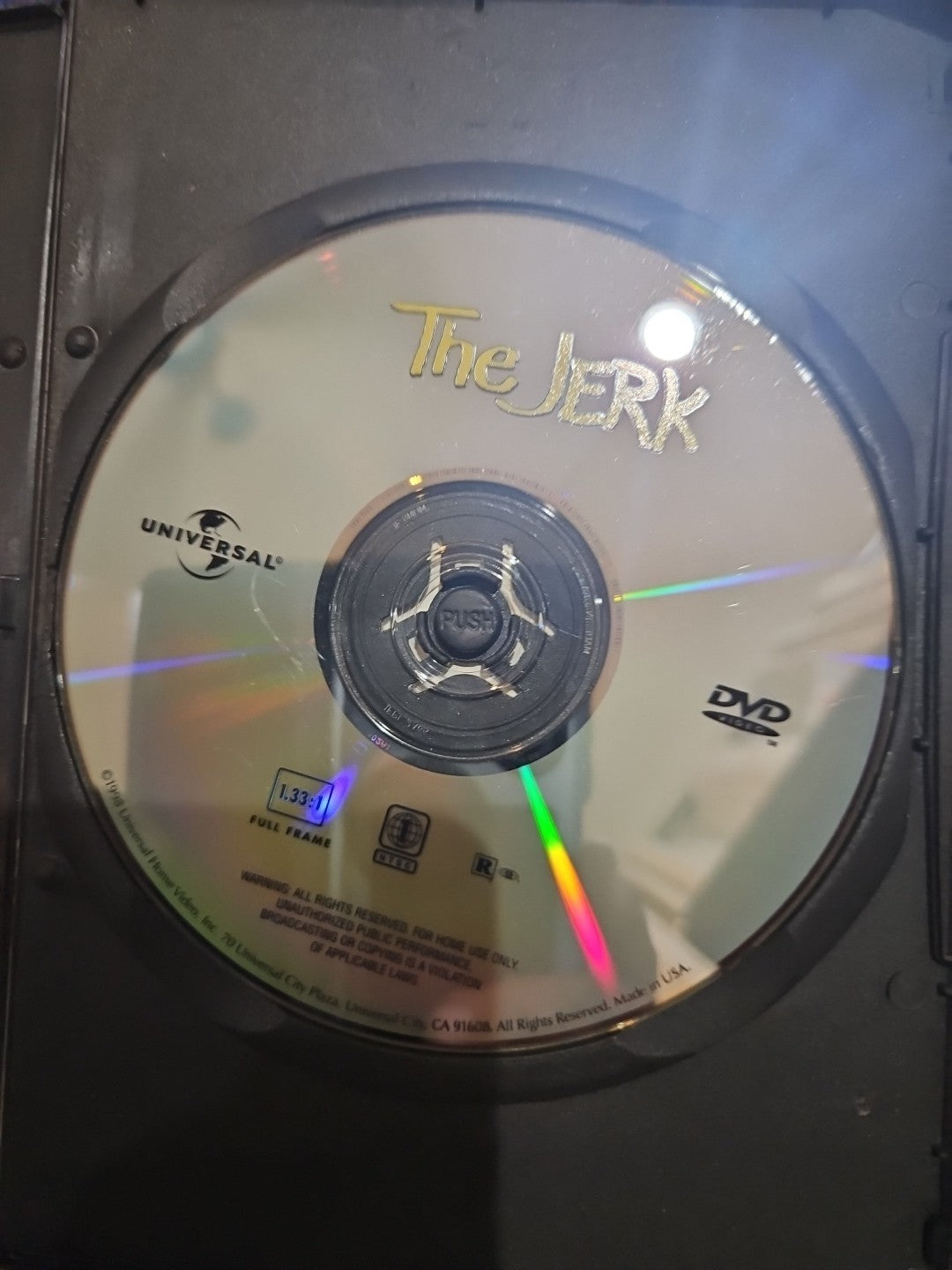 Jerk (DVD, 1979) slim case, Tested cropped artwork