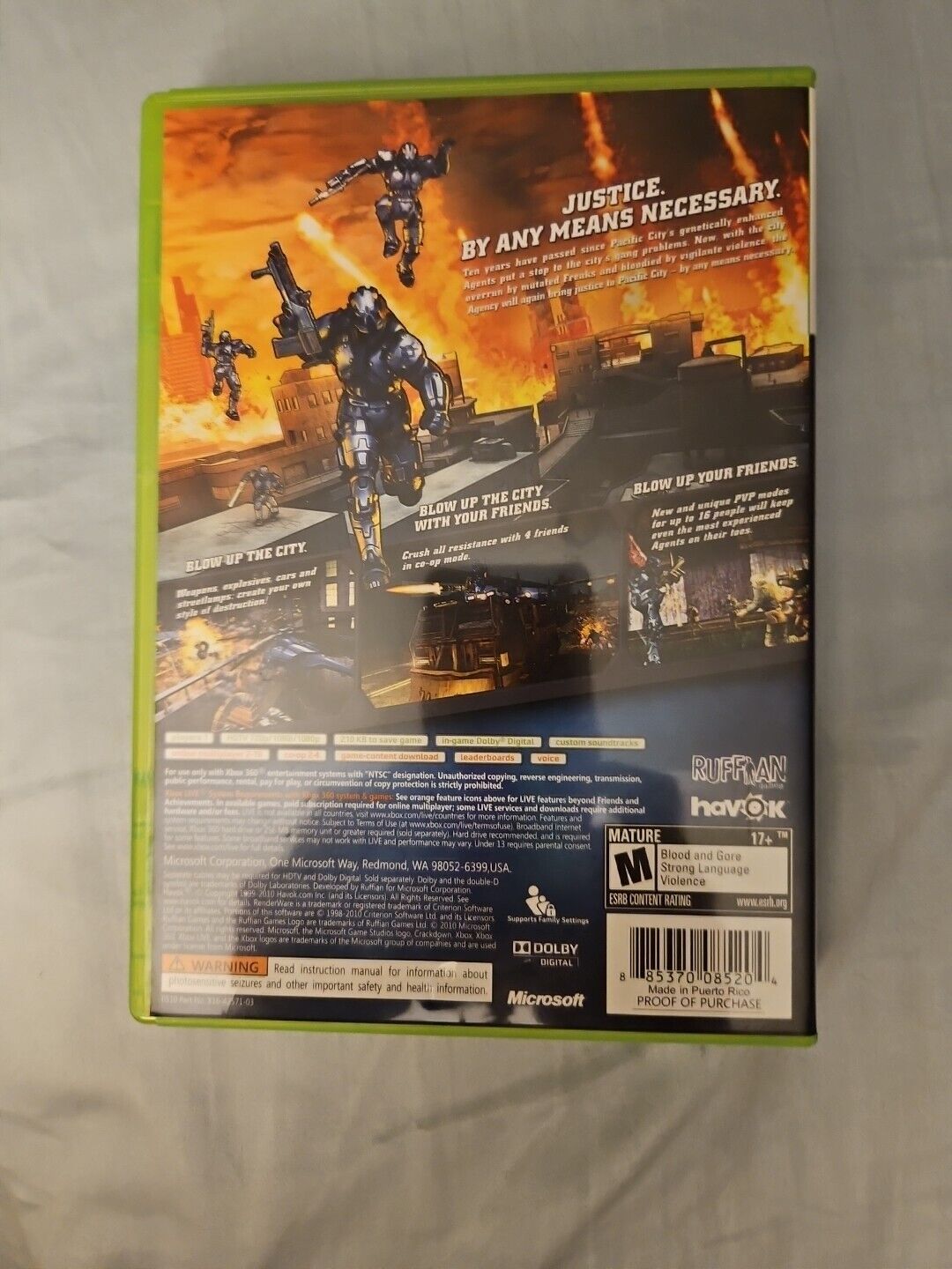 Crackdown 2 (Microsoft Xbox 360, 2010)